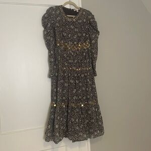 Beautiful brown paisley dress